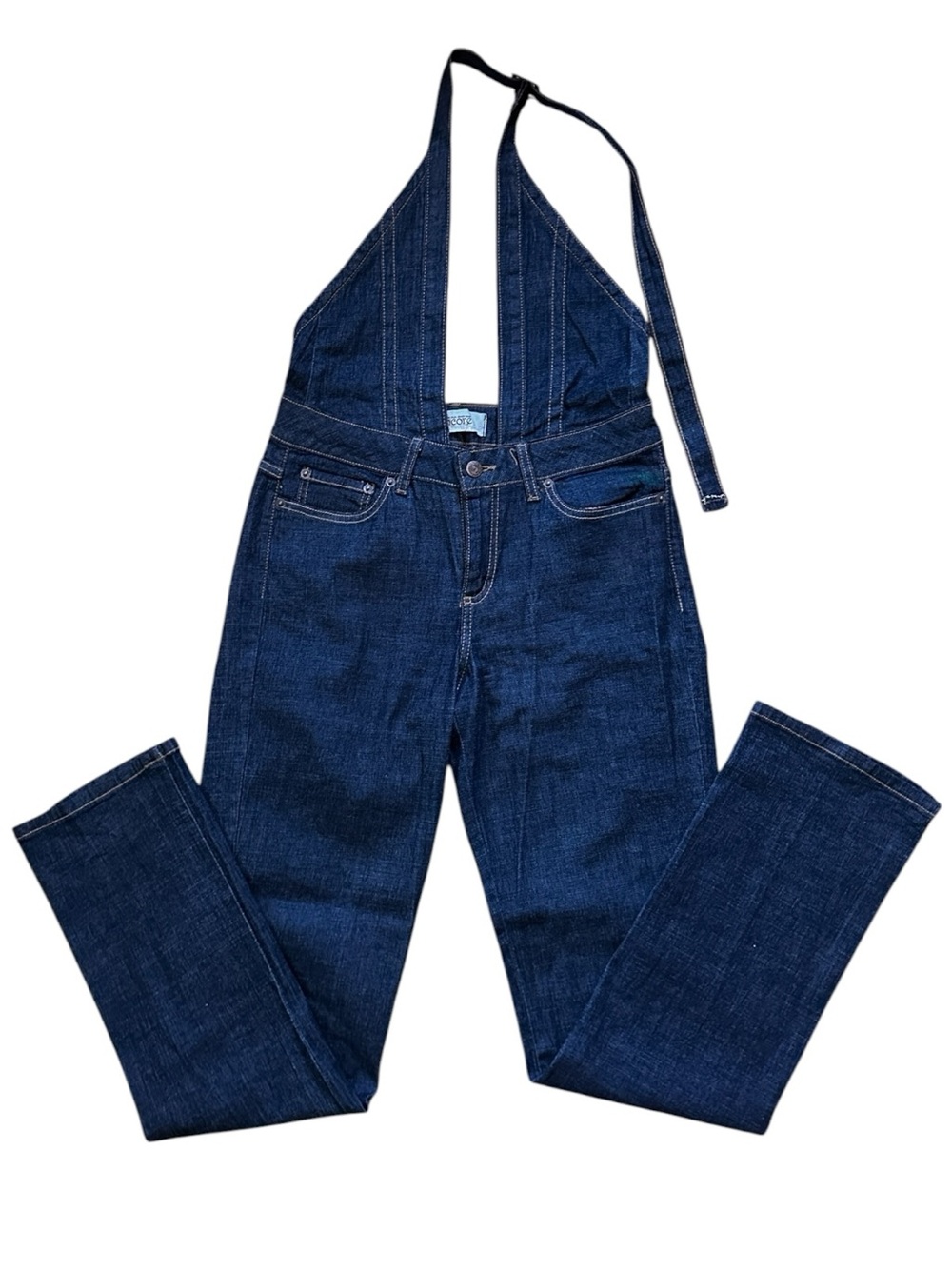 Encore Jeans Dark Indigo Denim Jeans with Copper Stitching